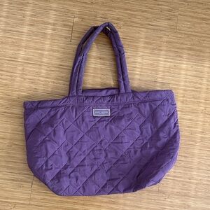Marc Jacobs Quilted Purple Tote Bag